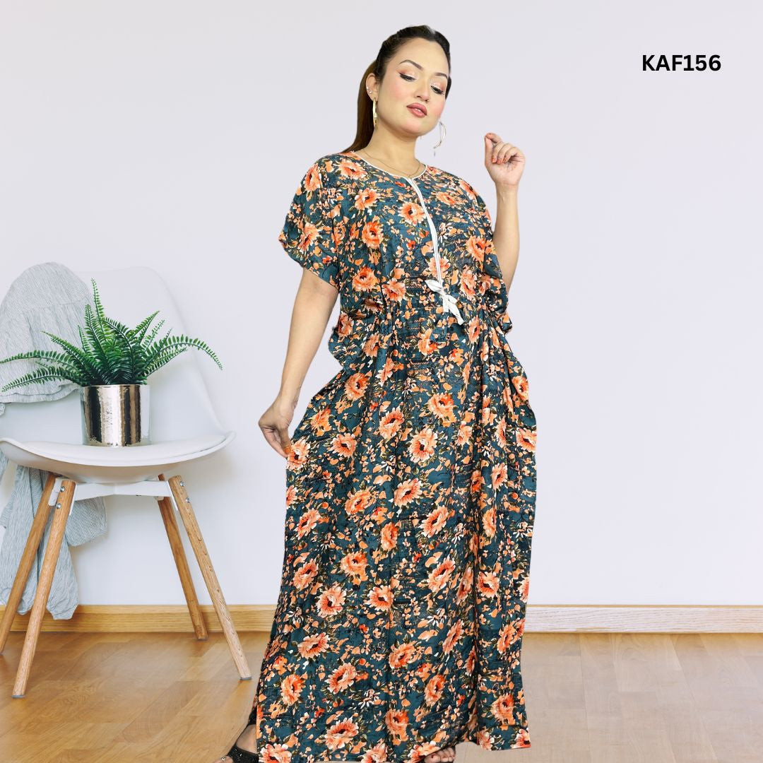 China Linen Kaftan Maxi.