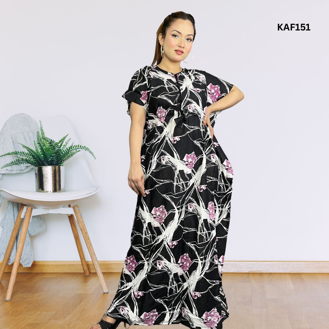 China Linen Kaftan Maxi.