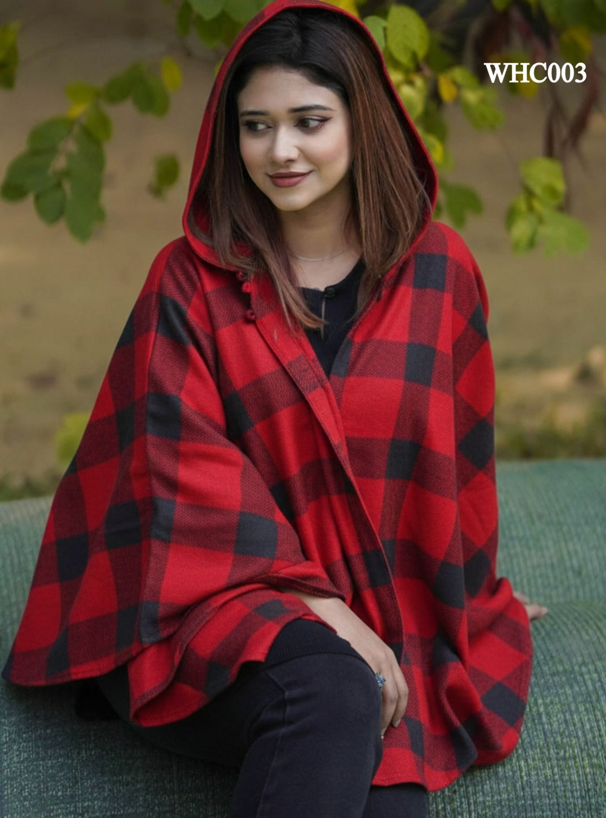 Winter Hoddie Cape Shawl WHC003