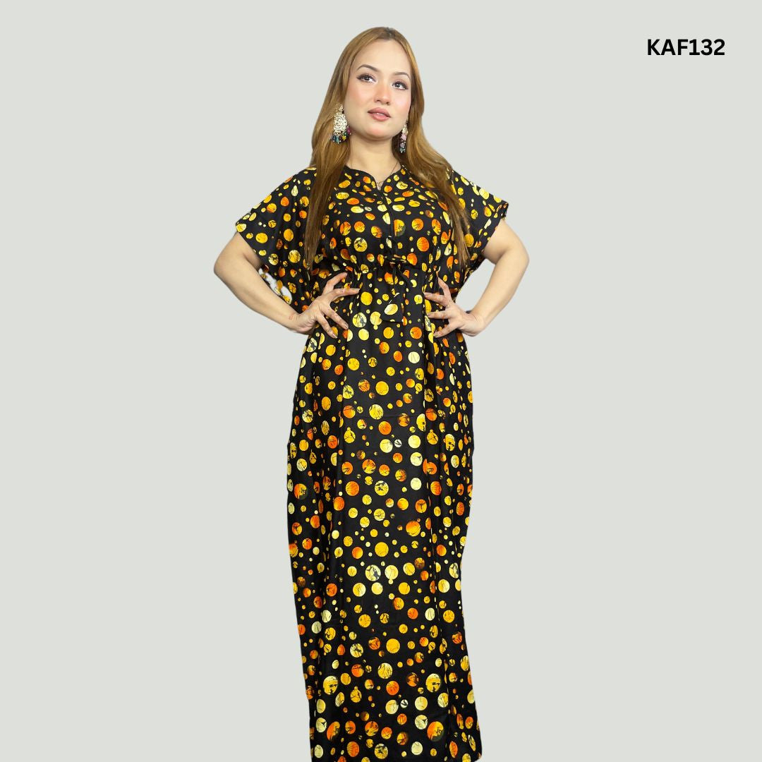 China Linen Kaftan Maxi.