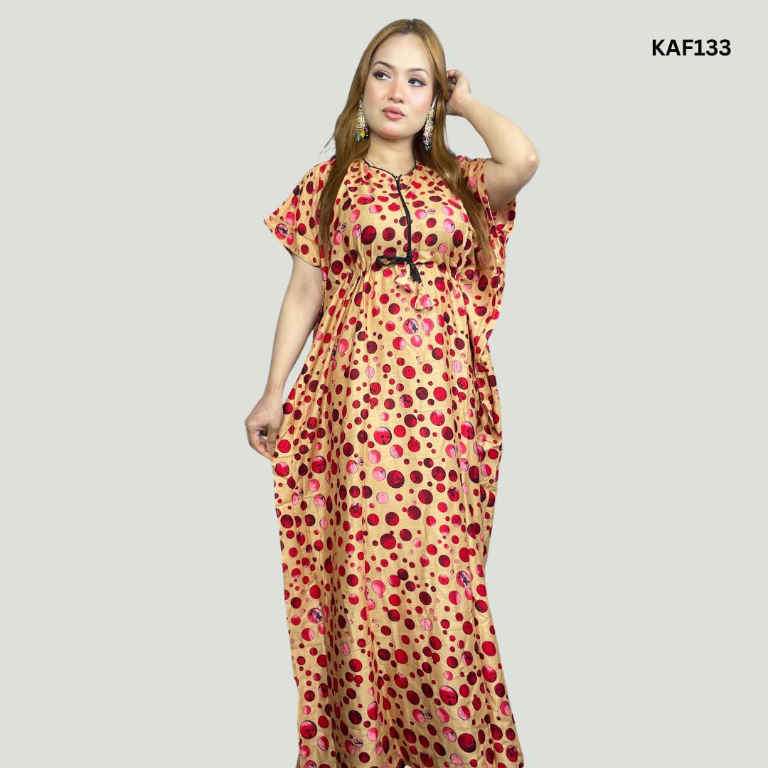 China Linen Kaftan Maxi