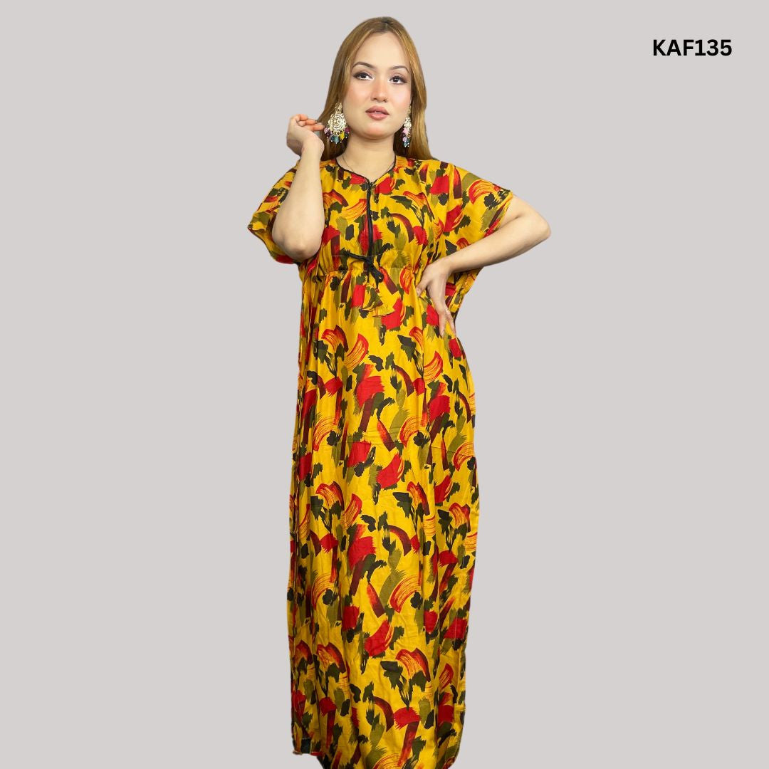 China Linen Kaftan Maxi.