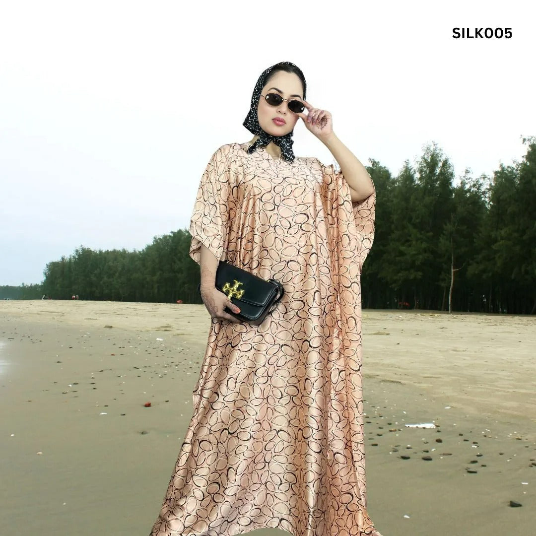 Premium Quality Silk Kaftan Maxi.