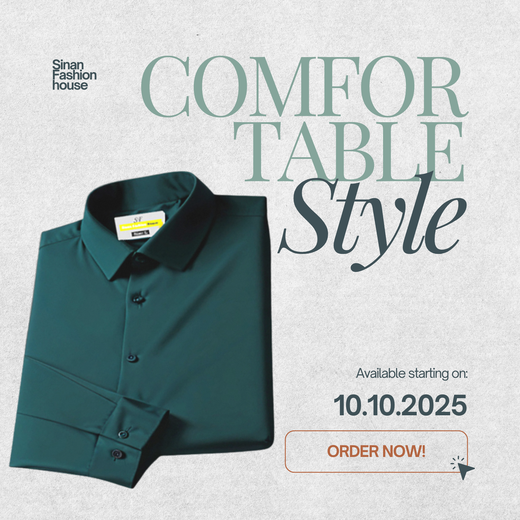Micro Stitch Formal Shirt (Green)
