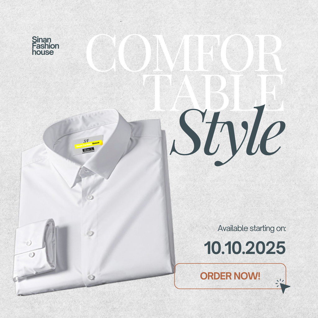 Micro Stitch Formal Shirt (White)