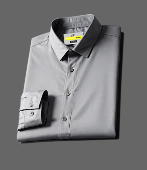 Micro Stitch Formal Shirt (Ash)
