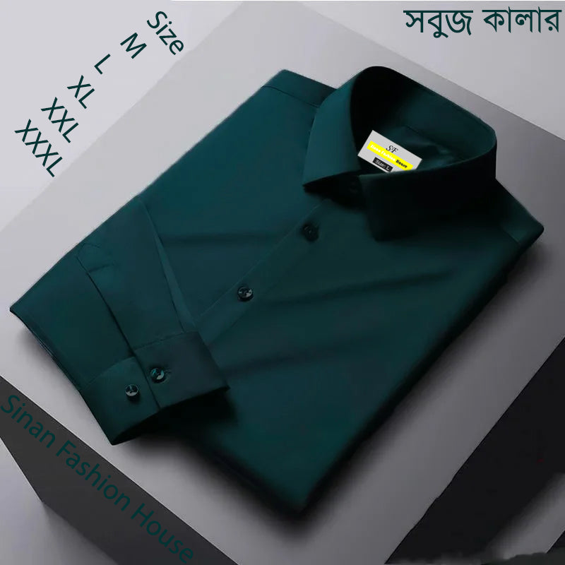 Micro Stitch Formal Shirt (Green)