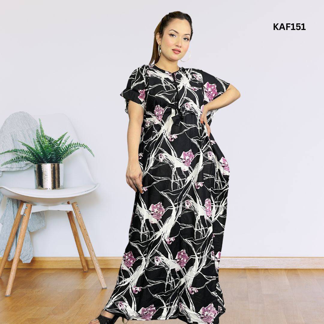 China Linen Kaftan Maxi.