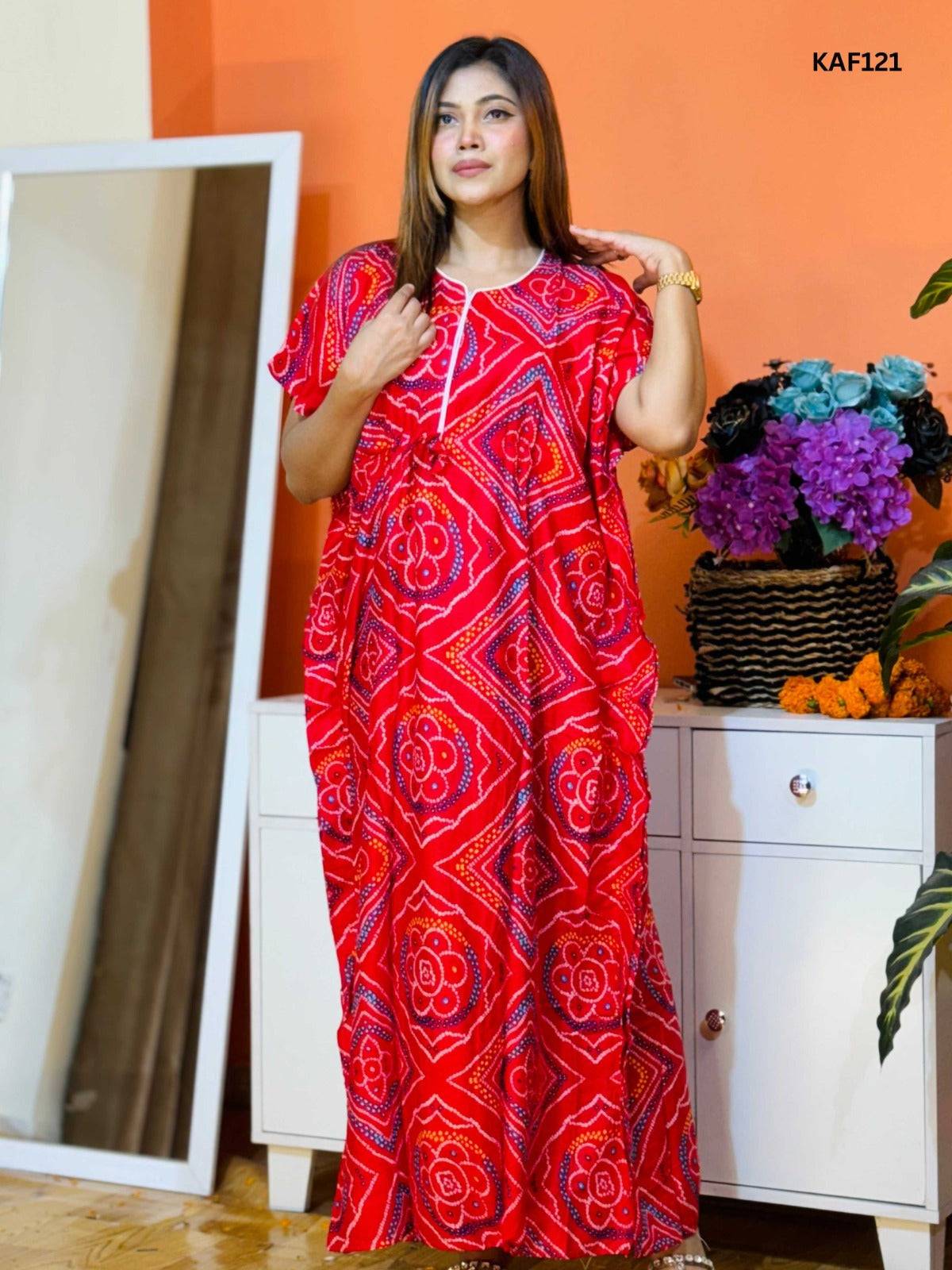 China Linen Kaftan Maxi.