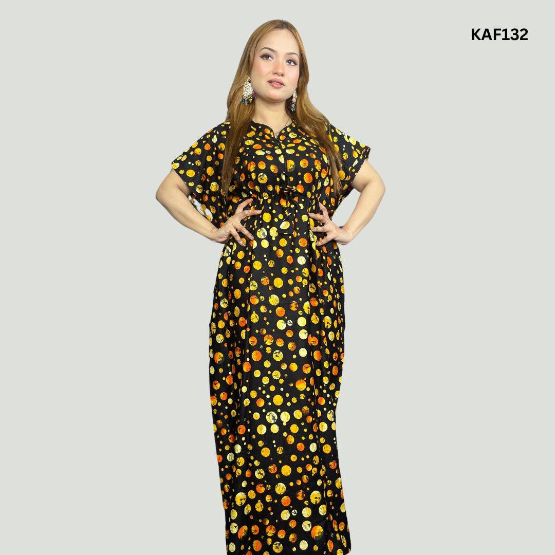 China Linen Kaftan Maxi.