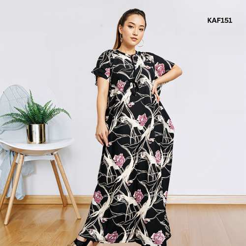 China Linen Kaftan Maxi KAF151