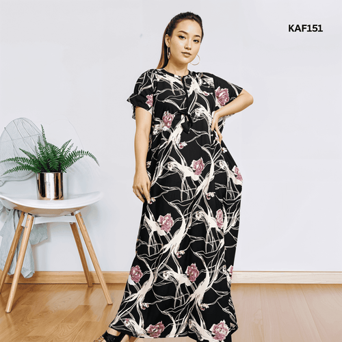 China Linen Kaftan Maxi KAF151