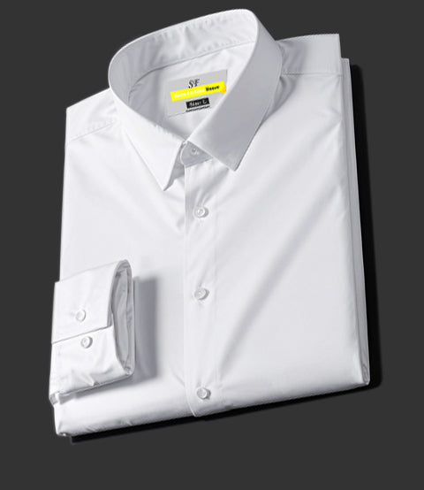 Micro Stitch Formal Shirt (White)