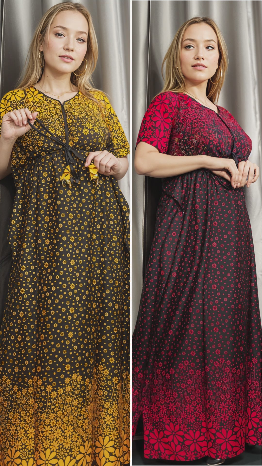 China Linen Kaftan Maxi KAF165